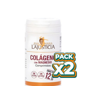 Pack 2x COLÁGENO CON MAGNESIO 75 COMPRIMIDOS ANA MARIA LAJUSTICIA