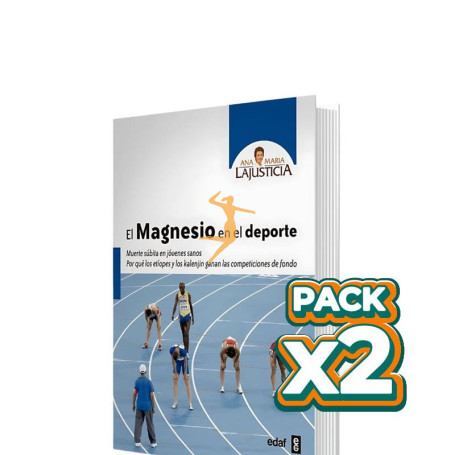 Pack 2x EL MAGNESIO EN EL DEPORTE ANA MARÍA LAJUSTICIA