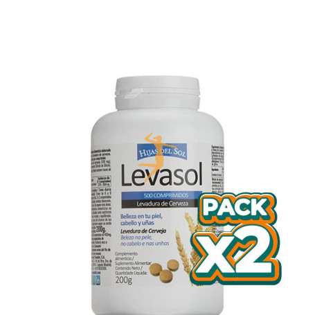 Pack 2x LEVASOL 500 COMPRIMIDOS HIJAS DEL SOL
