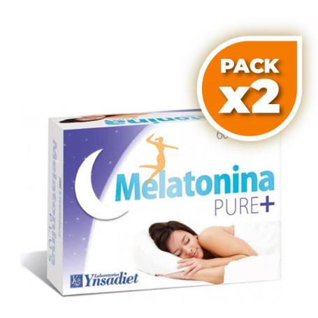 Pack 2x ZENTRUM MELATONINA DULCES SUEÑOS 60 CÁPSULAS YNSADIET