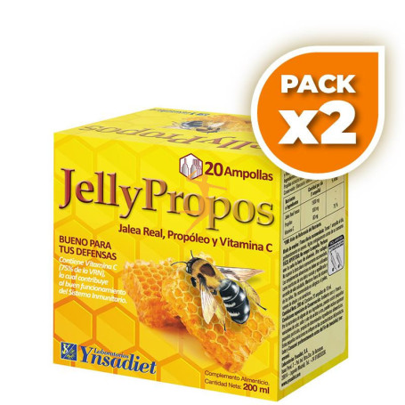 Pack 2x JELLY PROPOS 1.500Mg. 20 AMPOLLAS YNSADIET