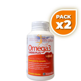 Pack 2x ZENTRUM CARDIO PLUS OMEGA 3 60 PERLAS YNSADIET