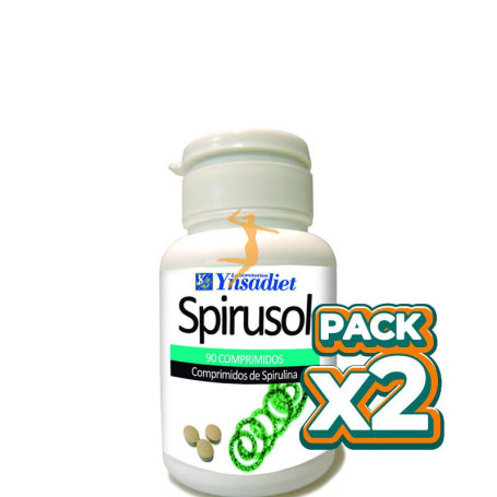 Pack 2x SPIRUSOL 500Mg. 90 COMPRIMIDOS
