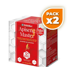 Pack 2x APISENG MASTER 0% AZUCAR CAJA DE 20 AMPOLLAS YNSADIET