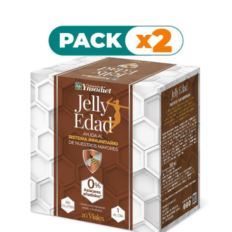 Pack 2x JELLY EDAD 0% AZUCAR CAJA DE 20 AMPOLLAS YNSADIET
