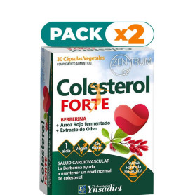 Pack 2x COLESTEROL FORTE 30 CAPSULAS VEGETALES YNSADIET