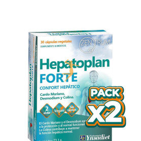Pack 2x HEPATOPLAN FORTE 30 CAPSULAS VEGETALES YNSADIET
