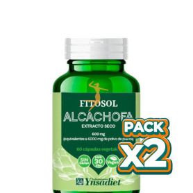 Pack 2x FITOSOL ALCACHOFA 60 CÁPSULAS YNSADIET