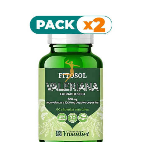 Pack 2x FITOSOL VALERIANA 60 CÁPSULAS YNSADIET