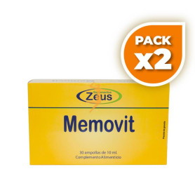 Pack 2x MEMOVIT 30 AMPOLLAS ZEUS
