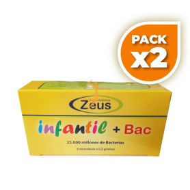 Pack 2x INFANTIL + BAC 8 MONODOSIS 2Gr. ZEUS