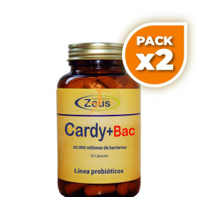 Pack 2x CARDY+BAC 30 CÁPSULAS ZEUS
