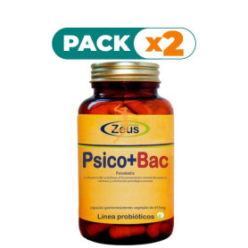Pack 2x PSICO+BAC (PSICOBIOTIC) 90 CAPSULAS ZEUS