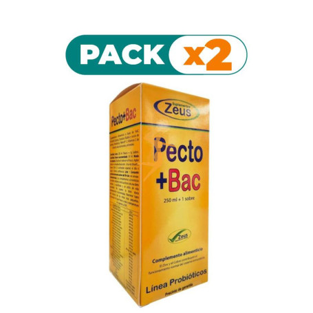 Pack 2x PECTO+BAC 250ML +1 SOBRE ZEUS
