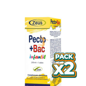 Pack 2x PECTO+BAC INFANTIL 250ML ZEUS