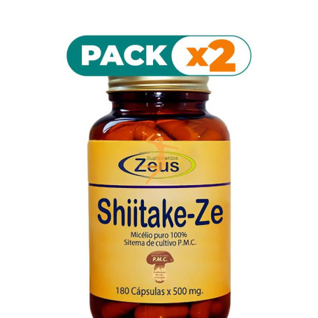 Pack 2x SHIITAKE ZE 180 CAPSULAS ZEUS