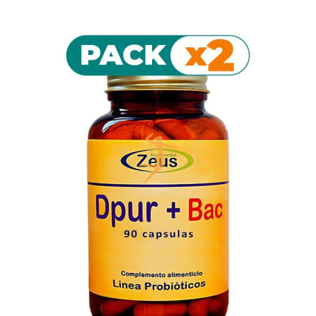 Pack 2x DPUR+BAC 90 CÁPSULAS ZEUS