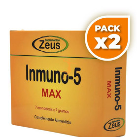 Pack 2x INMUNO-5 MAX 7 SOBRES ZEUS