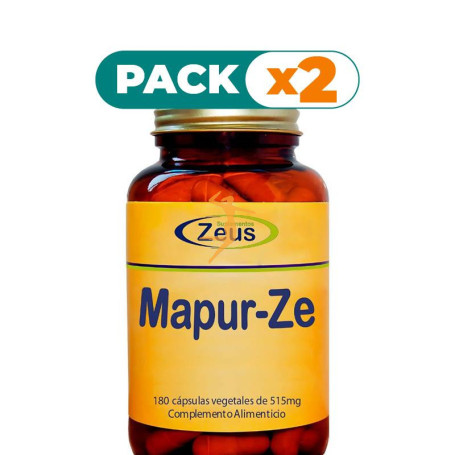 Pack 2x MAPUR-ZE 180 CÁPSULAS VEGETALES ZEUS