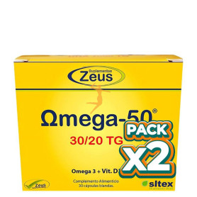 Pack 2x OMEGA-50 30/20 TG 30 CÁPSULAS ZEUS