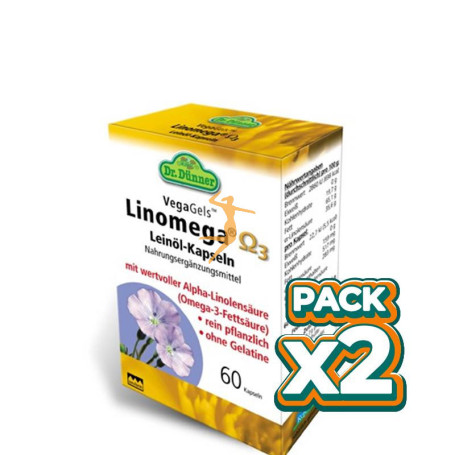 Pack 2x LINOMEGA 60 CÁPSULAS DR. DUNNER