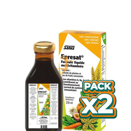 Pack 2x EPRESAT MULTIVITAMIN JARABE 250Ml. SALUS