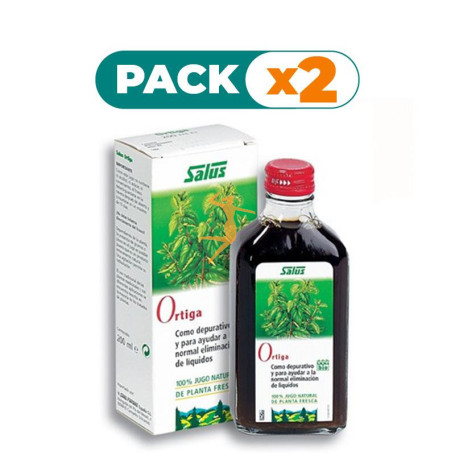 Pack 2x ORTIGA JUGO DE PLANTA FRESCA 200Ml. SALUS