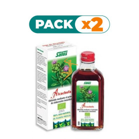 Pack 2x ALCACHOFA JUGO DE PLANTA FRESCA 200Ml. SALUS