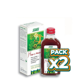 Pack 2x HIGO Y MANÁ JUGO DE PLANTA FRESCA 200Ml. SALUS