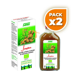 Pack 2x JENGIBRE JUGO DE PLANTA FRESCA 200Ml. SALUS