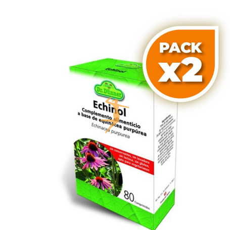 Pack 2x ECHINOL 80 COMPRIMIDOS DR DÜNNER