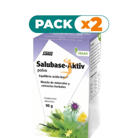 Pack 2x SALUBASE AKTIV POLVO NUEVO 90 Gr SALUS