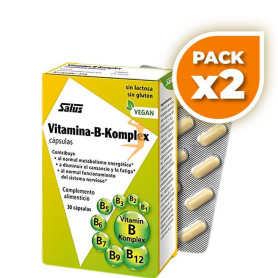 Pack 2x VITAMINA B KOMPLEX 30 CÁPSULAS SALUS