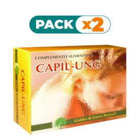 Pack 2x CAPIL-UNG 60 CÁPSULAS GOLDEN GREEN