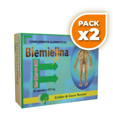 Pack 2x BIEMIELINA 60 CÁPSULAS GOLDEN GREEN