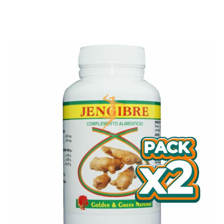 Pack 2x JENGIBRE 90 CÁPSULAS GOLDEN GREEN