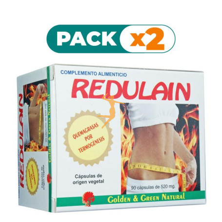 Pack 2x REDULAIN 90 CÁPSULAS GOLDEN GREEN