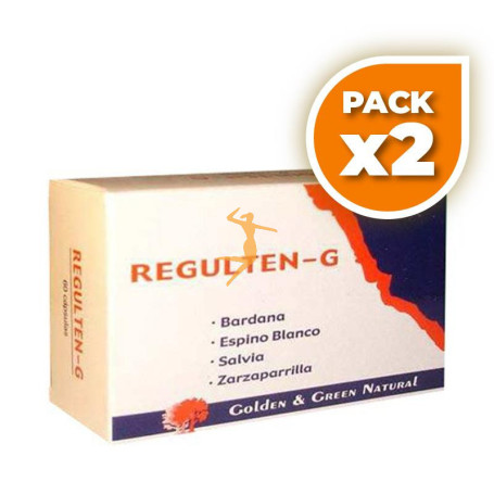 Pack 2x REGULTEN-G 60 CÁPSULAS GOLDEN GREEN