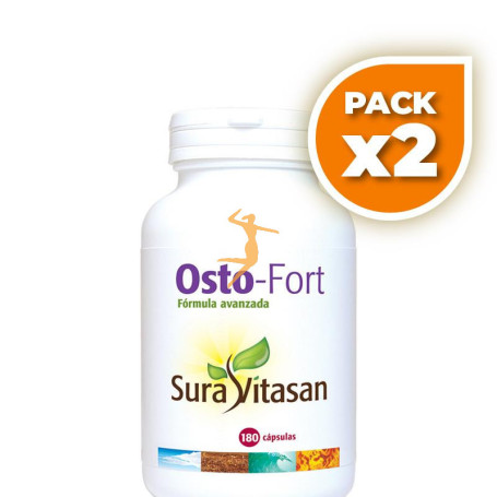 Pack 2x OSTO-FORT 180 CÁPSULAS SURA VITASAN