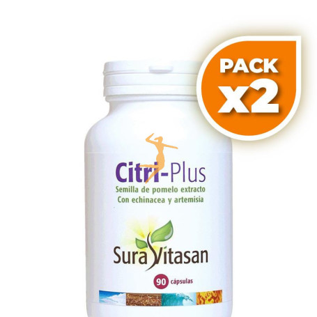 Pack 2x CITRI-PLUS 90 CAPSULAS SURA VITASAN