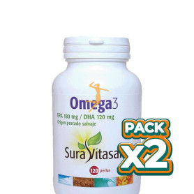 Pack 2x OMEGA 3 1.200Mg. 120 PERLAS SURA VITASAN
