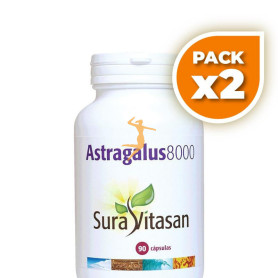 Pack 2x ASTRAGALUS 8000 90 CÁPSULAS SURA VITASAN