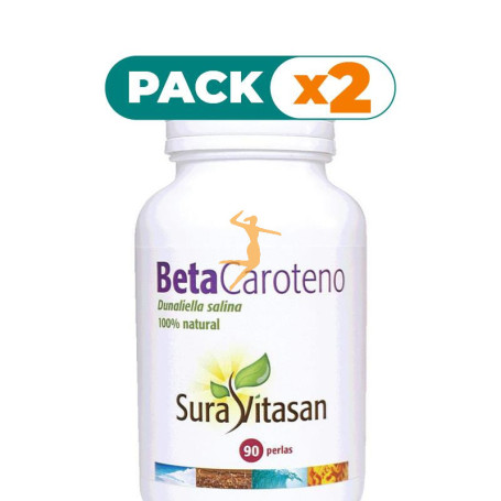 Pack 2x BETA-CAROTENO 90 PERLAS SURA VITASAN