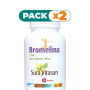 Pack 2x BROMELINA 2.400 500Mg. 30 CÁPSULAS SURA VITASAN