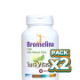 Pack 2x BROMELINA 2.400 500Mg. 90 CÁPSULAS SURA VITASAN