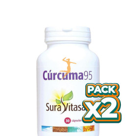 Pack 2x CÚRCUMA 95 30 CÁPSULAS SURA VITASAN