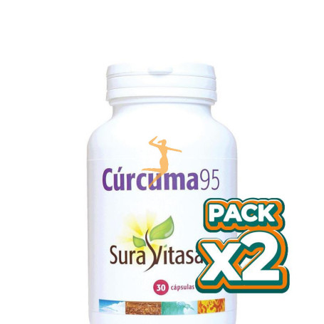 Pack 2x CÚRCUMA 95 30 CÁPSULAS SURA VITASAN
