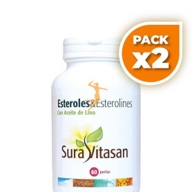 Pack 2x ESTEROLES & ESTEROLINES 60 PERLAS SURA VITASAN