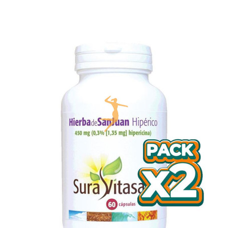 Pack 2x HIPÉRICO 60 CÁPSULAS SURA VITASAN