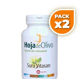 Pack 2x HOJA DE OLIVO 60 CÁPSULAS SURA VITASAN